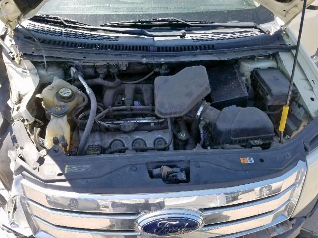 2FMDK38C08BA95452 - 2008 FORD EDGE SEL SILVER photo 7