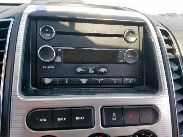 2FMDK38C08BA95452 - 2008 FORD EDGE SEL SILVER photo 9