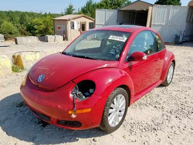 3VWRW31CX8M522964 - 2008 VOLKSWAGEN NEW BEETLE Qırmızı foto 2
