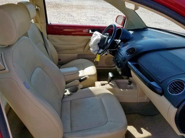 3VWRW31CX8M522964 - 2008 VOLKSWAGEN NEW BEETLE Qırmızı foto 5