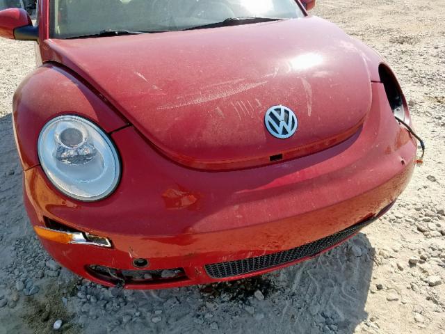 3VWRW31CX8M522964 - 2008 VOLKSWAGEN NEW BEETLE Qırmızı foto 9