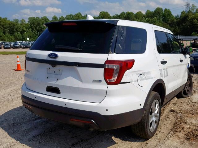 1FM5K8AR1HGE30274 - 2017 FORD EXPLORER P WHITE photo 4