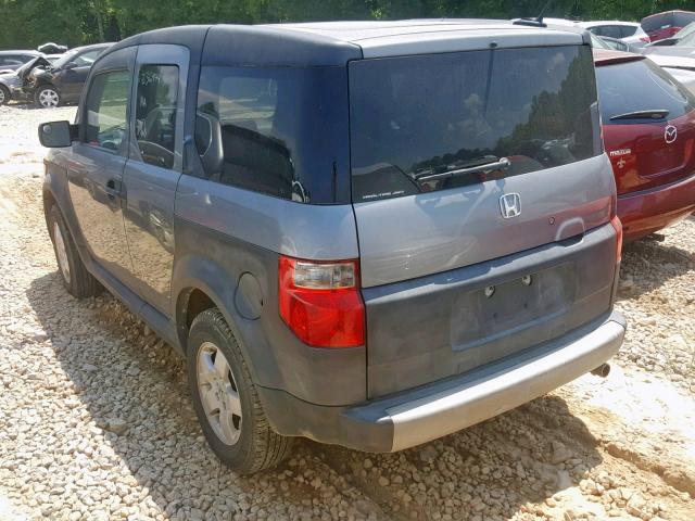 5J6YH28665L008166 - 2005 HONDA ELEMENT EX GRAY photo 3