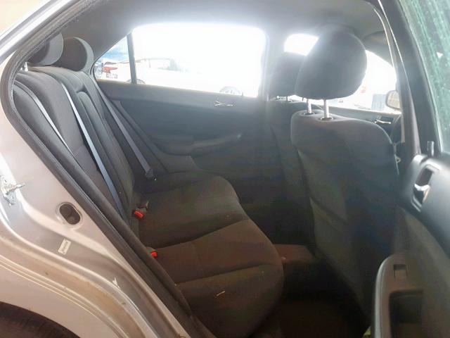 3HGCM56425G702849 - 2005 HONDA ACCORD LX SILVER photo 6