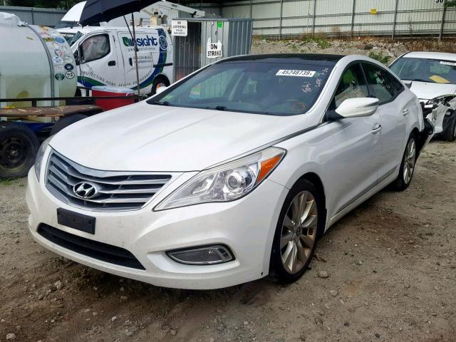 KMHFH4JGXCA192026 - 2012 HYUNDAI AZERA GLS WHITE photo 2