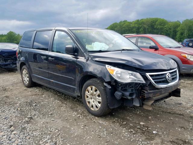 2V4RW4DG5BR803082 - 2011 VOLKSWAGEN ROUTAN S BLACK photo 1