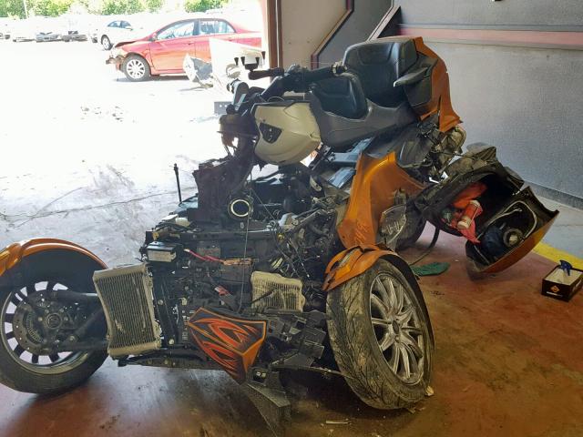 2BXNBDD18EV003551 - 2014 CAN-AM SPYDER ROA ORANGE photo 2