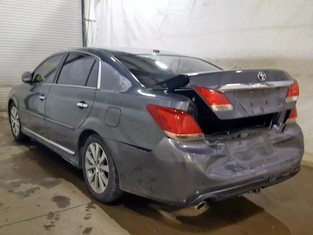 4T1BK3DB9BU422341 - 2011 TOYOTA AVALON BAS GRAY photo 3