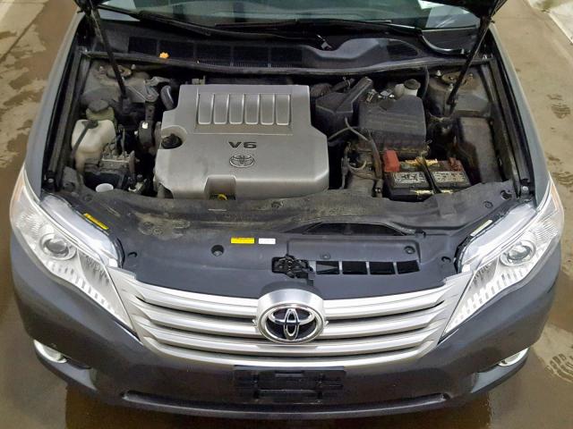 4T1BK3DB9BU422341 - 2011 TOYOTA AVALON BAS GRAY photo 7