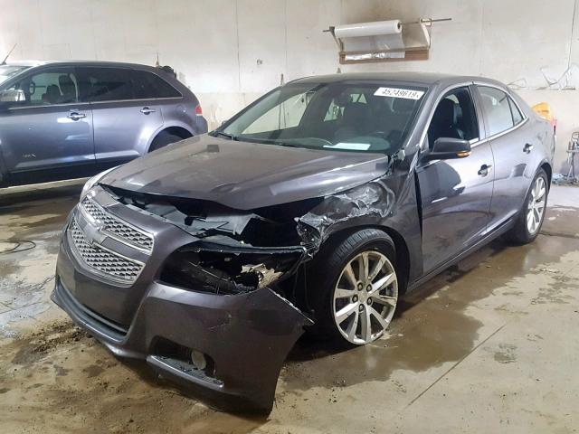 1G11H5SA2DF236788 - 2013 CHEVROLET MALIBU LTZ 灰色 照片 2