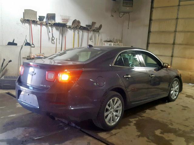 1G11H5SA2DF236788 - 2013 CHEVROLET MALIBU LTZ 灰色 照片 4