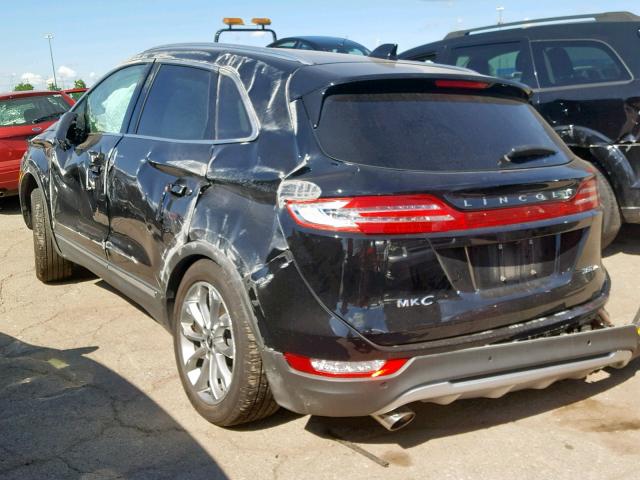 5LMCJ2D9XJUL30746 - 2018 LINCOLN MKC SELECT BLACK photo 3