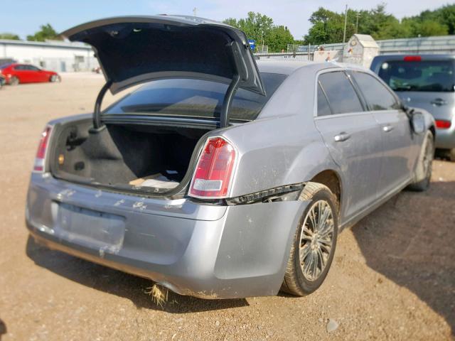 2C3CCAGG8EH157795 - 2014 CHRYSLER 300 S SILVER photo 4