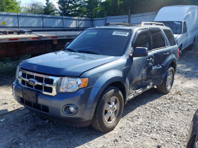 1FMCU9DG0AKC64933 - 2010 FORD ESCAPE XLT BLUE photo 2