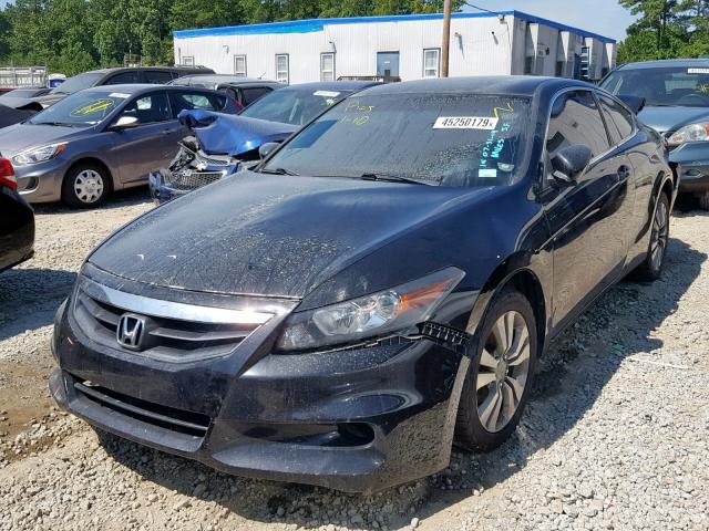 1HGCS1B39CA015245 - 2012 HONDA ACCORD LX BLACK photo 2