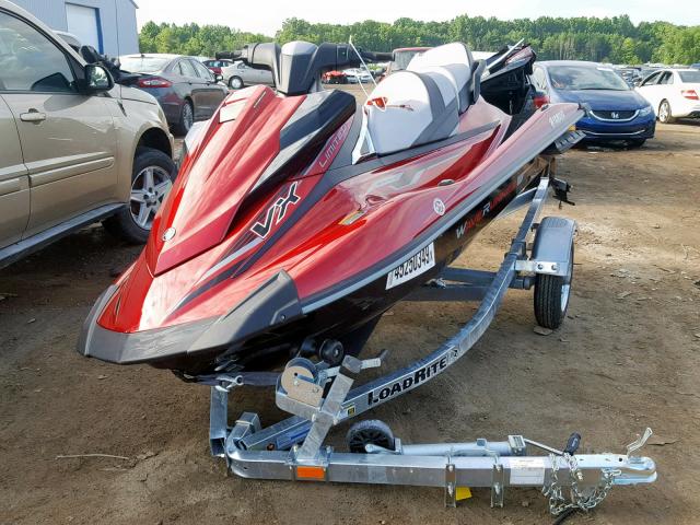 YAMA4360H819 - 2019 YAMAHA WAVERUNNER RED photo 2