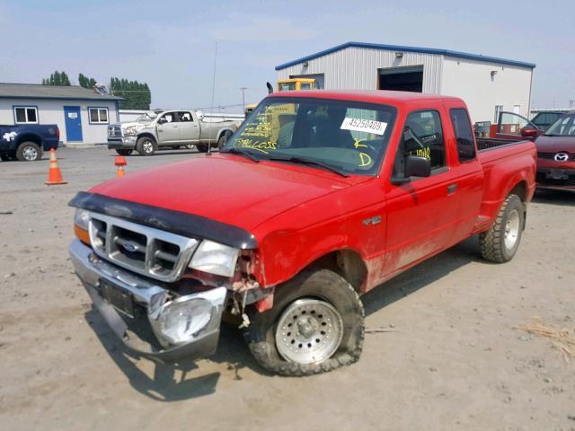 1FTZR15V4YPB50851 - 2000 FORD RANGER SUP RED photo 2