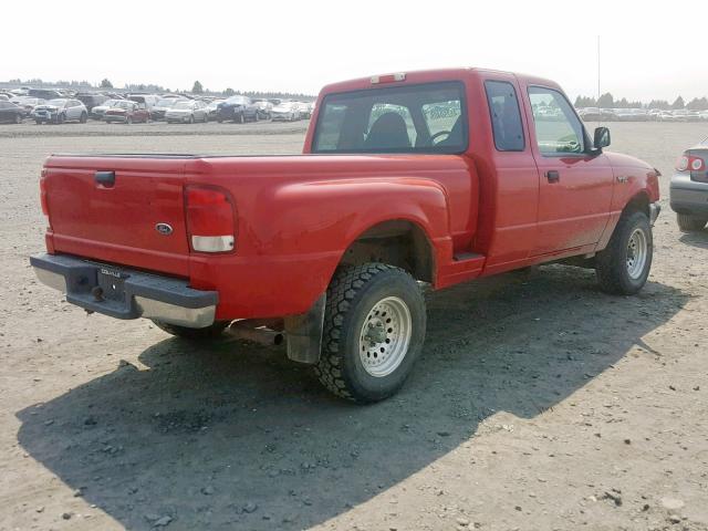 1FTZR15V4YPB50851 - 2000 FORD RANGER SUP RED photo 4