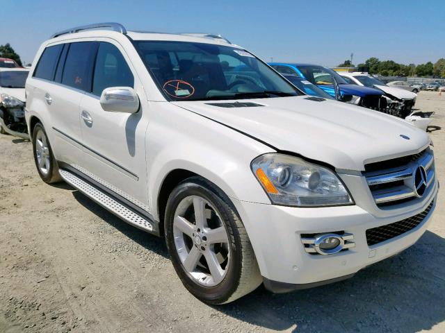 4JGBF71E39A450965 - 2009 MERCEDES-BENZ GL 450 4MA WHITE photo 1