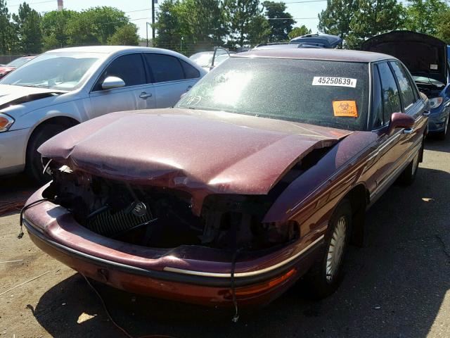 1G4HP52K9VH584381 - 1997 BUICK LESABRE CU BURGUNDY photo 2