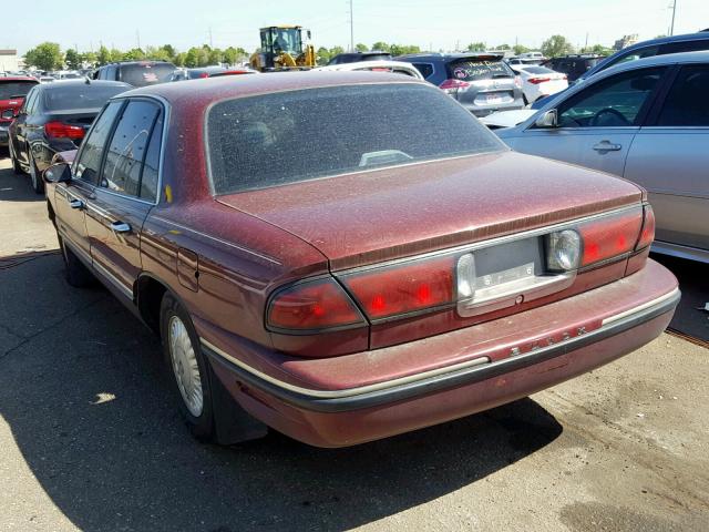 1G4HP52K9VH584381 - 1997 BUICK LESABRE CU BURGUNDY photo 3