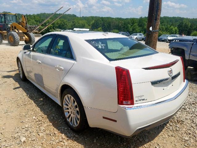 1G6DL5EG0A0123037 - 2010 CADILLAC CTS PERFOR WHITE photo 3