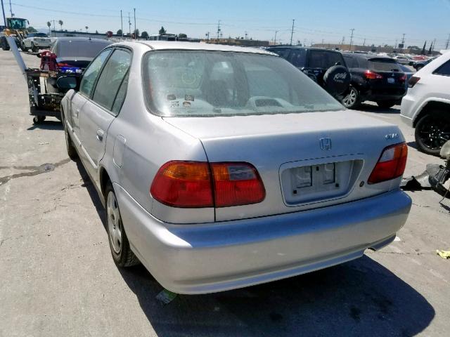2HGEJ6617YH542887 - 2000 HONDA CIVIC BASE SILVER photo 3