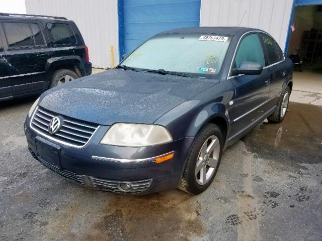 WVWRH63B34P140752 - 2004 VOLKSWAGEN PASSAT GLX GRAY photo 2