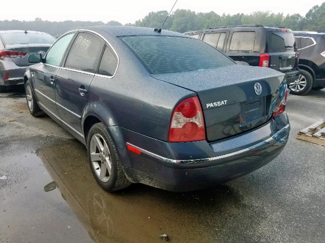 WVWRH63B34P140752 - 2004 VOLKSWAGEN PASSAT GLX GRAY photo 3