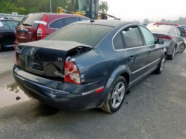 WVWRH63B34P140752 - 2004 VOLKSWAGEN PASSAT GLX GRAY photo 4