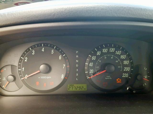 KMHDN45D34U843433 - 2004 HYUNDAI ELANTRA GL BLUE photo 8