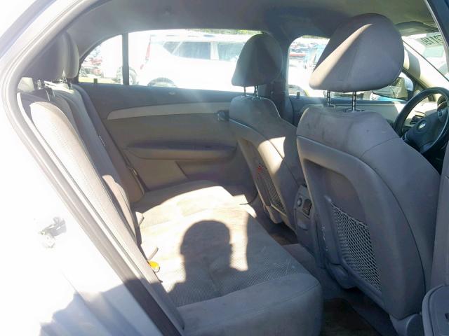 1G1ZC5E03CF102665 - 2012 CHEVROLET MALIBU 1LT SILVER photo 6