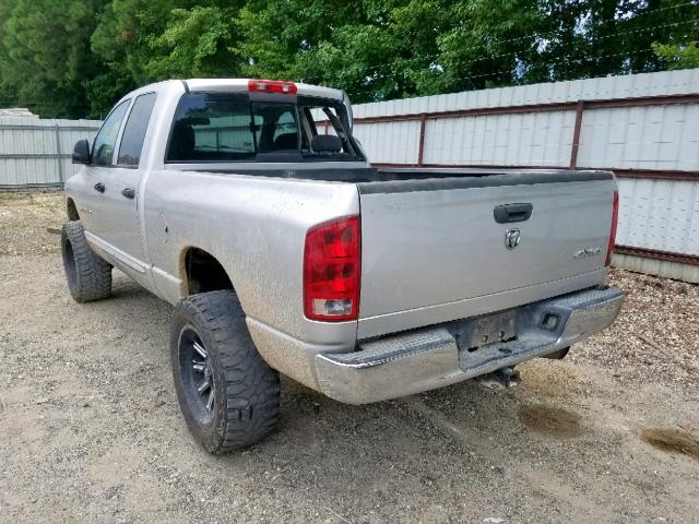 3D7KS28C05G859711 - 2005 DODGE RAM 2500 S Արծաթագույն լուսանկար 3