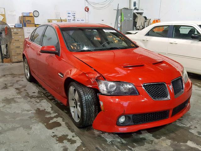 6G2EC57Y99L175873 - 2009 PONTIAC G8 GT RED photo 1