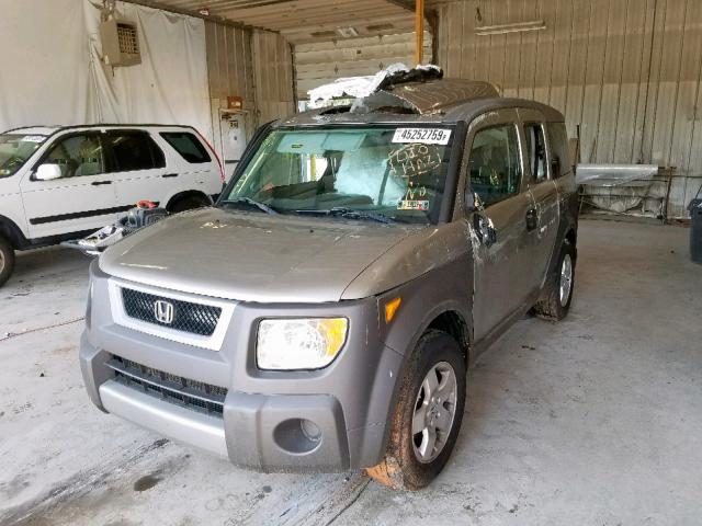 5J6YH285X4L019726 - 2004 HONDA ELEMENT EX TAN photo 2