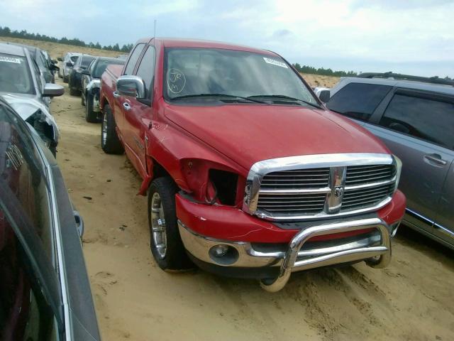 1D7HA18267S227743 - 2007 DODGE RAM 1500 S RED photo 1