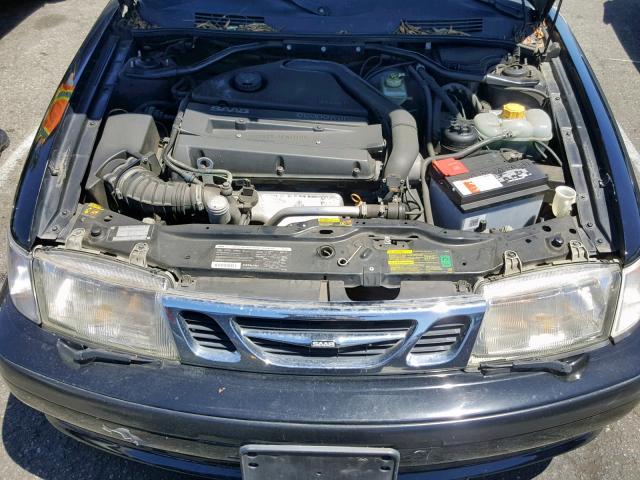 YS3DF78K427003968 - 2002 SAAB 9-3 SE BLACK photo 7