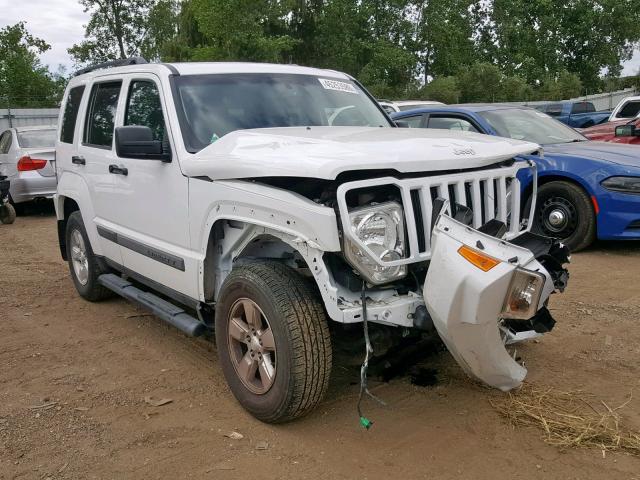 1C4PJMAK2CW152883 - 2012 JEEP LIBERTY SP WHITE photo 1