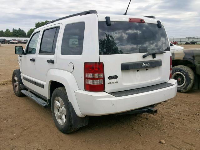 1C4PJMAK2CW152883 - 2012 JEEP LIBERTY SP WHITE photo 3