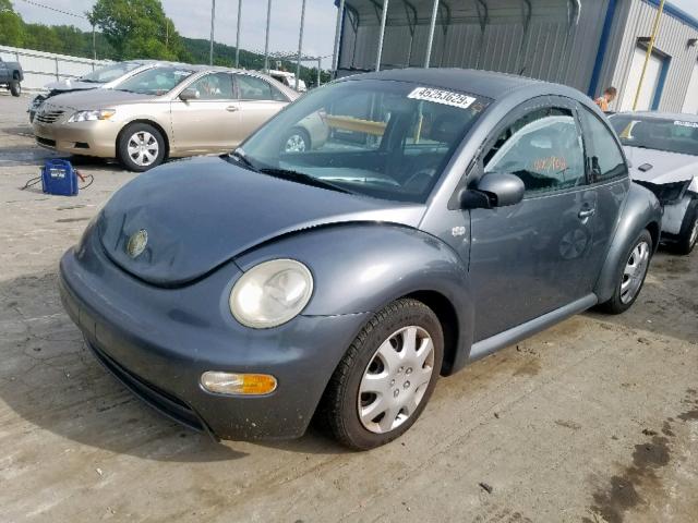3VWBK21C93M426291 - 2003 VOLKSWAGEN NEW BEETLE ნაცრისფერი ფოტო 2