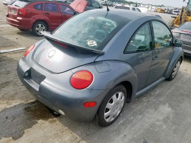 3VWBK21C93M426291 - 2003 VOLKSWAGEN NEW BEETLE ნაცრისფერი ფოტო 4