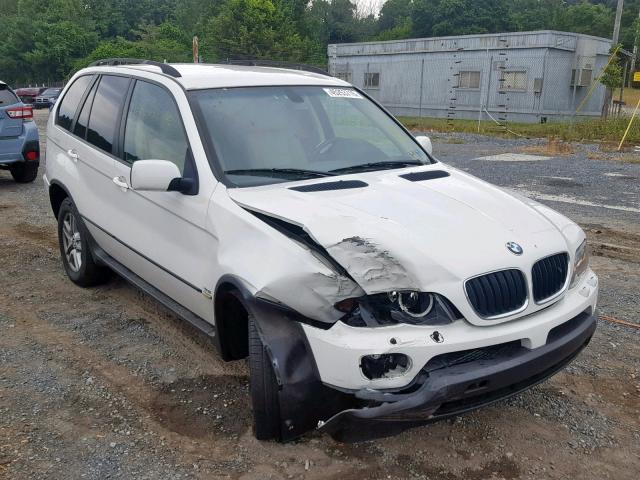 5UXFA13576LY38133 - 2006 BMW X5 3.0I WHITE photo 1