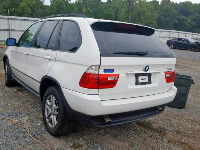 5UXFA13576LY38133 - 2006 BMW X5 3.0I WHITE photo 3