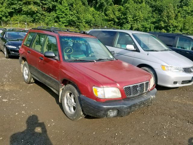 JF1SF63512H755055 - 2002 SUBARU FORESTER L RED photo 1