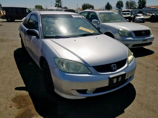 1HGEM21164L023897 - 2004 HONDA CIVIC DX V SILVER photo 1