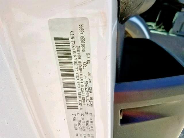 3C6TRVCG4KE520356 - 2019 RAM PROMASTER 白色 照片 10