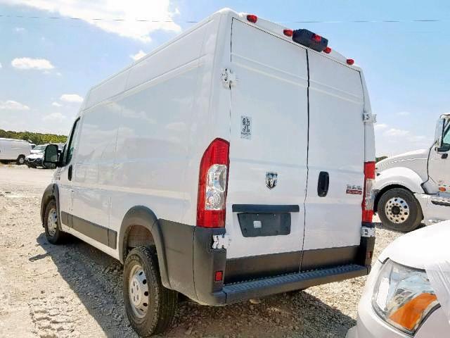 3C6TRVCG4KE520356 - 2019 RAM PROMASTER 白色 照片 3