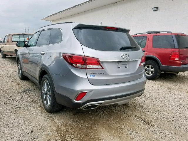 KM8SMDHF7HU190537 - 2017 HYUNDAI SANTA FE S SILVER photo 3