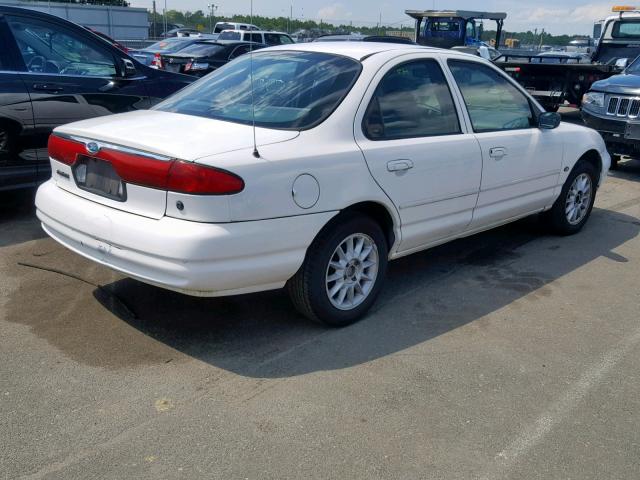 3FAFP6637YM105627 - 2000 FORD CONTOUR SE WHITE photo 4