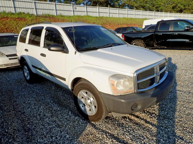 1D4HB38N35F584996 - 2005 DODGE DURANGO ST WHITE photo 1